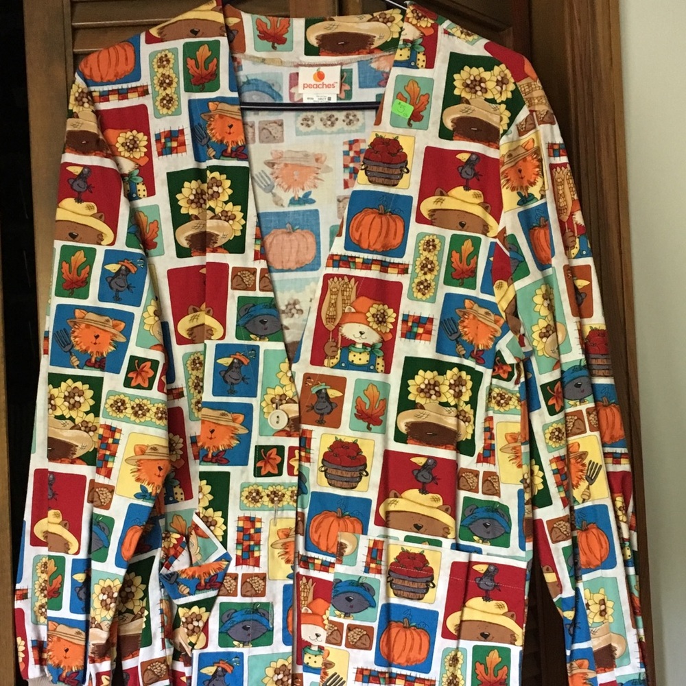 Ladies Fall Scrub Jacket